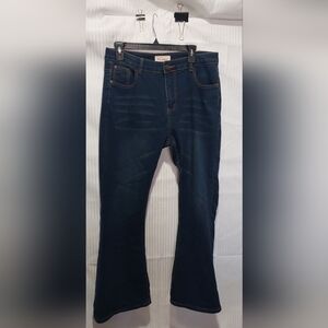 Women's Size 18 Deep Indigo Flare Jeans